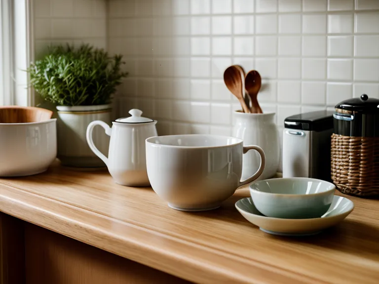 Pratiquer l'espagnol dans sa cuisine avec un téléphone et une tasse de thé